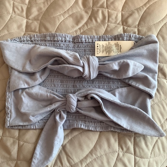 Wilfred blue bandeau top - Picture 1 of 3